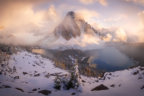 阿西尼博因山省立公园(4K壁纸)